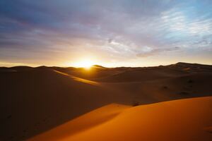 サハラ砂漠の観光はラクダに乗ってオアシスめぐり！絶景の夕日はおすすめ！