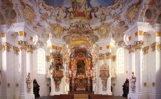 ヴィース教会はドイツの歴史的建造物！見どころや行き方も紹介！